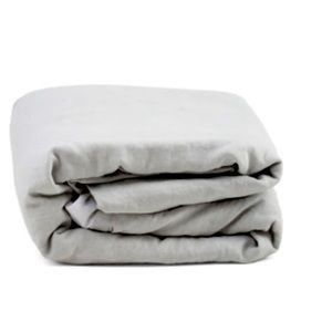 100% linen solid reversible duvet set